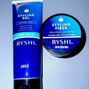 RYSHI Styling Gel + Styling Fiber Bundle - High Hold Low Shine - Alcohol Free